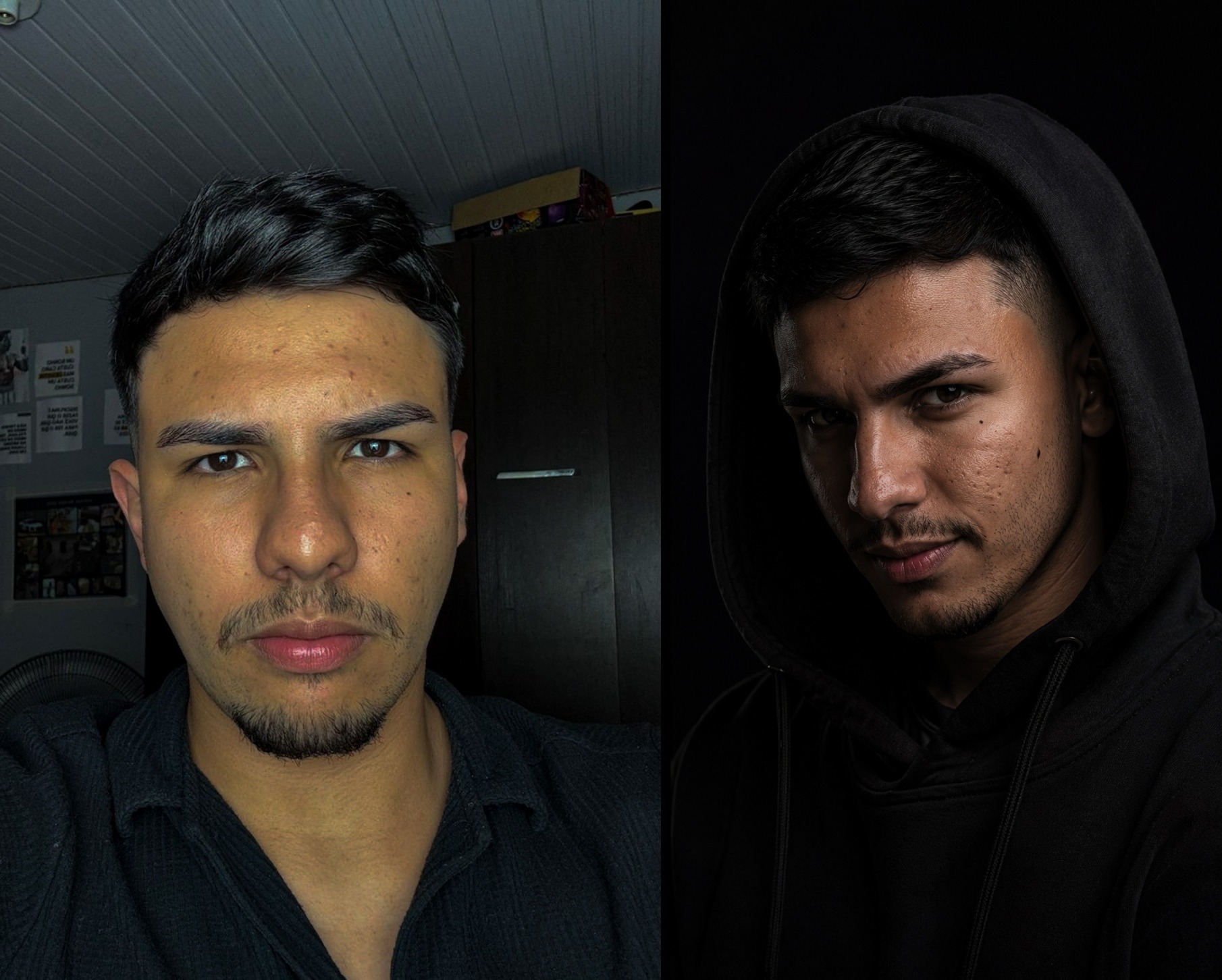 Comparação selfie vs IA 1